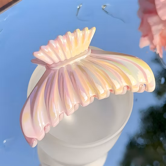 2 cm luminoso luminoso pesce colorato seta usa e getta orecchio in legno pizzo chiffon fascia elastica polsino dorato colorato copricapo giocattolo accessori fai da te